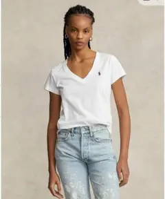 polo ralph lauren vネック tシャツ