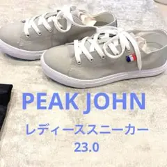 PEAK JOHNスニーカー レディース ローカット シンプル キャンバス