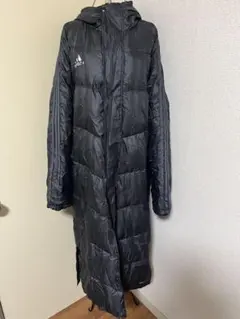 adidas　ベンチコート 黒　xo