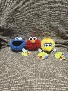 セサミストリートぬいぐるみ3体セット