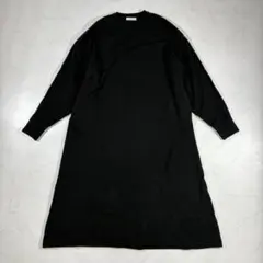FREAK'S STORE ニットワンピース 黒 M（E586）
