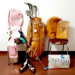 DAIWA　レディース　ゴルフクラブ　ELLEキャディバッグ　シューズバッグ　付のサムネイル