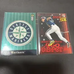 イチロー 2000年 OBPリーダーカード マリナーズロゴカード