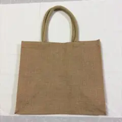 無印良品 ジュート素材 トートバッグ オレンジ