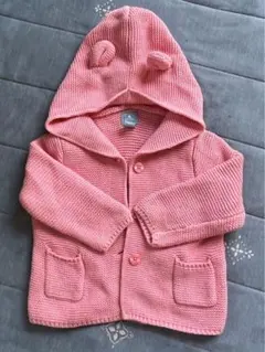 【babyGap】くま耳フード　ニットカーディガン
