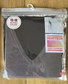 신품 UNIQLO 히트테크 극난 V 넥 T 셔츠 L