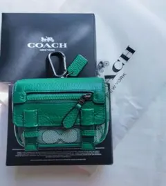 まとめ　12000円　コーチ　新品　ブラック　カラビナ COACH コーチ カラビナ キーリング メンズ key ring
