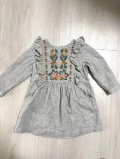 BONHEUR DU JOUR 刺繍 ワンピース チュニック 2Y 海外子供服