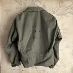 40's U.S.NAVY Ｎ-4 ステンシル　雰囲気系　ペンキ飛び　38-40