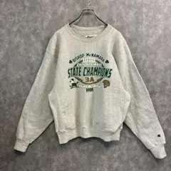 チャンピオン リバース BISHOPプリント Mサイズ ゆるダボメンズ古着