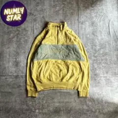 archive sweat half-zip y2k green yellowのサムネイル