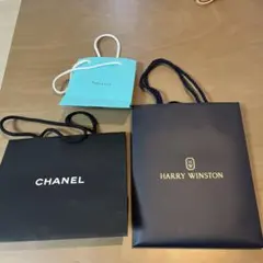 CHANEL Tiffany & Co. HARRY WINSTON ショップ袋