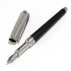 デュポン S.T.Dupont 410002L ギヨシェ グラファイト 万年筆 - メルカリ