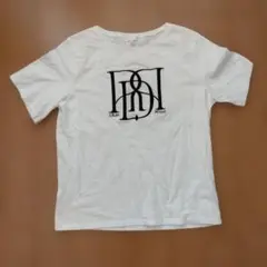rienda ロゴプリントTシャツ ホワイト Fのサムネイル