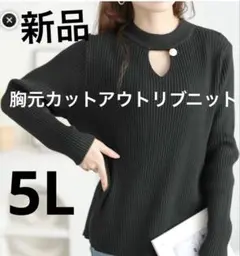 ◾️新品　GOLD JAPAN 胸元カットアウトリブニットトップス