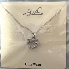 Glitz Wave ハート ネックレス