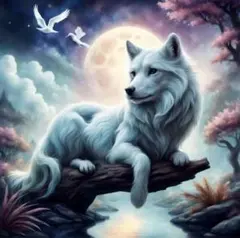 ダイヤモンドアート オオカミ