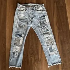 デニム＆サプライ　ラルフローレン　ダメージデニム