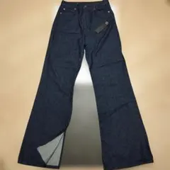JEANASIS　JAPANスリットデニムパンツ　ネイビーMのサムネイル