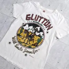 グルトンズ 両面プリント L Tシャツ カウボーイ ジェニファー アメカジ 白のサムネイル