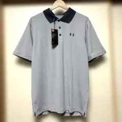 ✨タグ付き✨ アンダーアーマー ゴルフウェア ポロシャツ ボーダー 半袖 LG