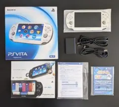【液晶美品】Vita PCH-1000ZA02 クリスタル・ホワイト