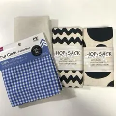 カットクロス 生地 なみなみオックス柄 牛柄 チェック ユザワヤ ダイソー 手芸