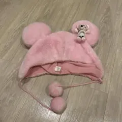 ピンク ディズニーファンキャップ ミニーマウス