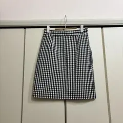 【超美品】NATURAL BEAUTY BASICギンガムチェック スカート