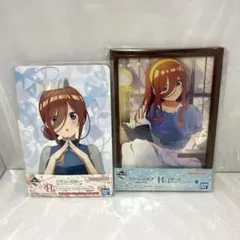 五等分の花嫁 中野三玖 フレームスタンド イラストボード セット 一番くじ