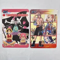 ジャンボカードダス パッドダス ONE PIECE マウスパッド2枚セットのサムネイル