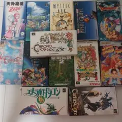 スーパーファミコン SFC　箱つき　13本　ソフト　任天堂