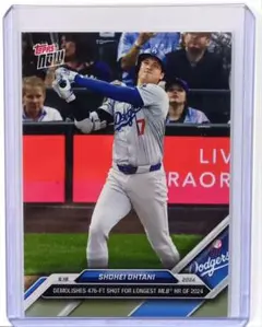 大谷翔平 TOPPS NOW 20号HR 今季MLB 最長飛距離 約145m