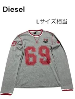 DIESEL ディーゼル　ロンT アメカジ　69 Lサイズ相当　y2k グランジのサムネイル