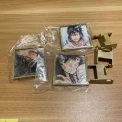 NARUTO ナルト 3Dレリーフスタンド　サスケ　ロックリー　うみのイルカ