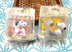 スヌーピーパッケージミニチュアコレクション 2個セット