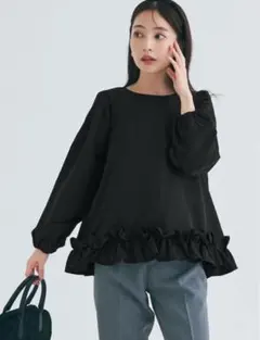 coca ホイップフリルブラウス トップス