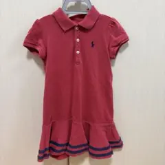 POLO RALPH LAUREN ワンピース レッド フリル ペプラムのサムネイル