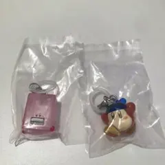 星のカービィ　めじるしアクセサリー3 じはんきほおばりとバンダナワドルディ2点