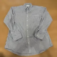 ORIHICA ストライプ 長袖ワイシャツ LL