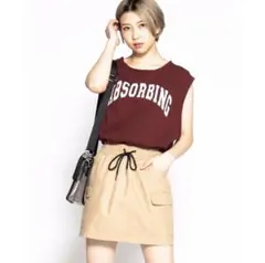 WEGO ABSORBINGプリント ノースリーブ Tシャツ 未使用