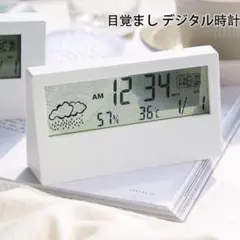 온도 및 습도 측정기 디지털 시계 세련된 탁상 시계 디지털 배터리 작동