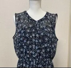 UNTITLED 花柄ノースリーブワンピース　44