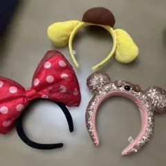 ディズニー　カチューシャ3点セット
