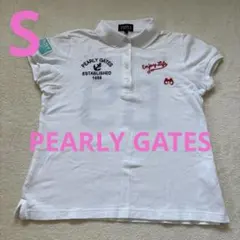 PEARLY GATES ゴルフ　白ポロシャツ サイズ：0