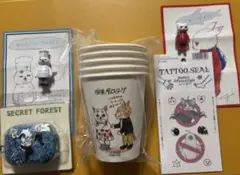 AirPodsケース/タトゥーシール/生活のたのしみ展紙コップ/フィギュア2個