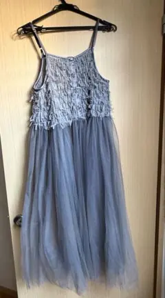 チュールキャミソールワンピース　natural by clip