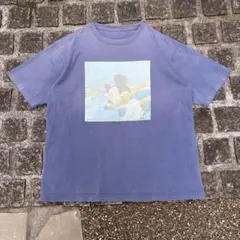 ミッキー JAL スノーボード 2004 Tシャツ フェード