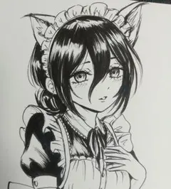 ♢チェンソーマン♢レゼちゃん♢手描き♢ファンアート♢