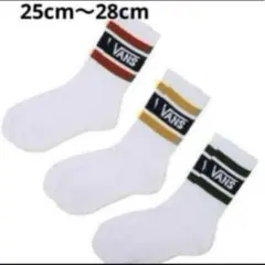 新品未使用 VANS ヴァンズ 靴下 ソックス 男性 25 26 27 28のサムネイル